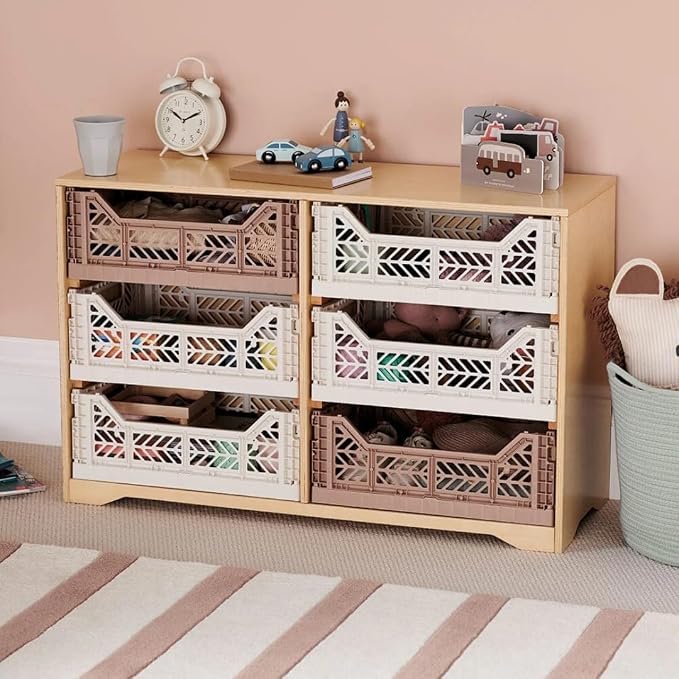 Collapsible Storage Box, Foldable Crate Organizer Bin - Image 3