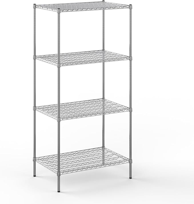 24" Deep x 36" Wide x 74" Height Wire Shelving Kit | 4-Tier | NSF Commercial by Regal+Altair