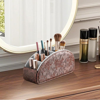 YAPISHI All-in-One Leather Brown TV Remote Holder - Image 6