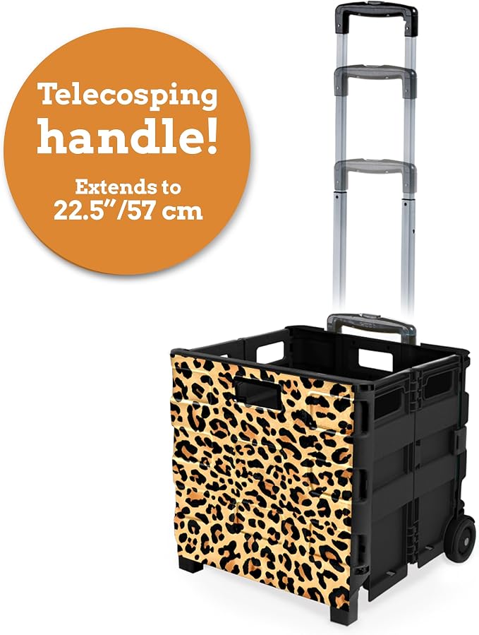Ultra-Slim Rolling Collapsible Storage Pack-N-Roll Utility-carts, - Image 4