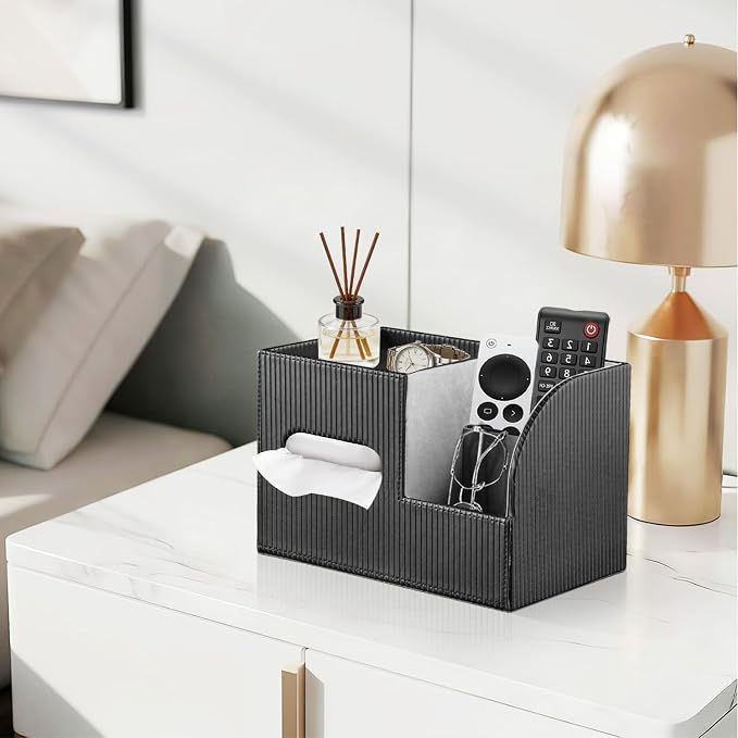 Modern PU Leather Cube Tissue Box Cover - Image 7