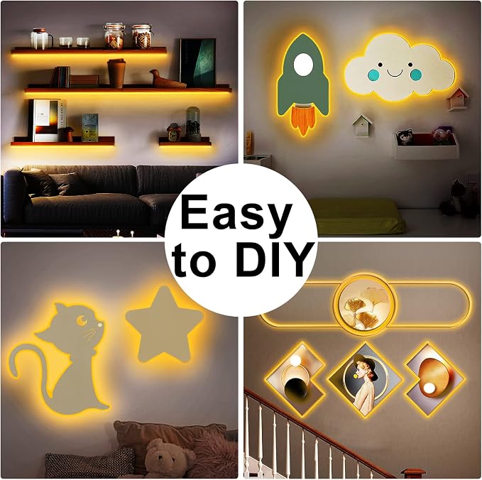 32.8ft Orange Color COB Strip Lights - Image 5