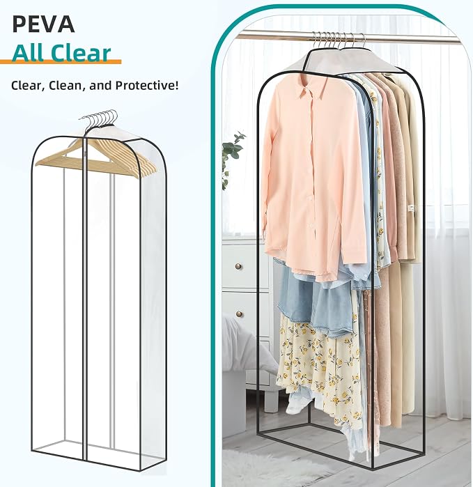 LANDNEOO 6 Pack Clear Garment Bags - Image 3