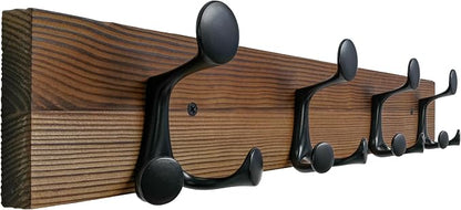 SKOLOO 24-Inch Wood Coat Rack Wall Mount by SKOLOO
