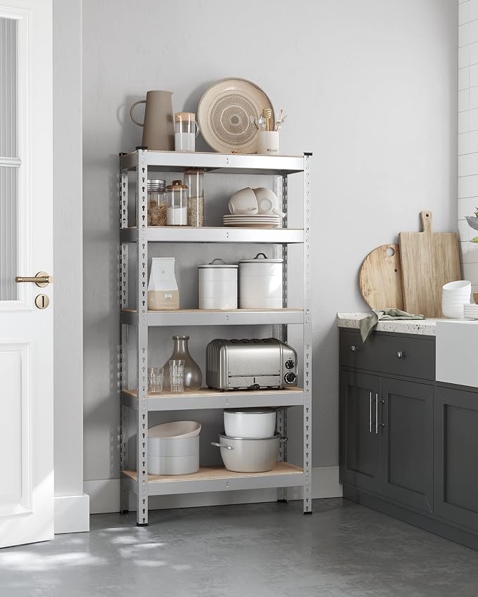 SONGMICS 5-Tier Storage Shelves, Load 2310 lb, Garage Storage, Boltless Assembly - Image 9