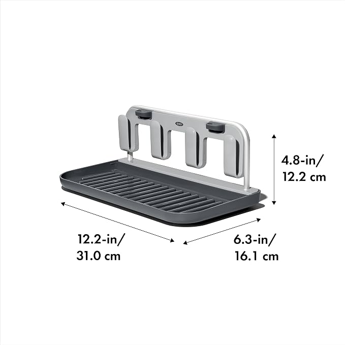 OXO Good Grips Aluminum Frame Bottle Drying Rack - Image 3