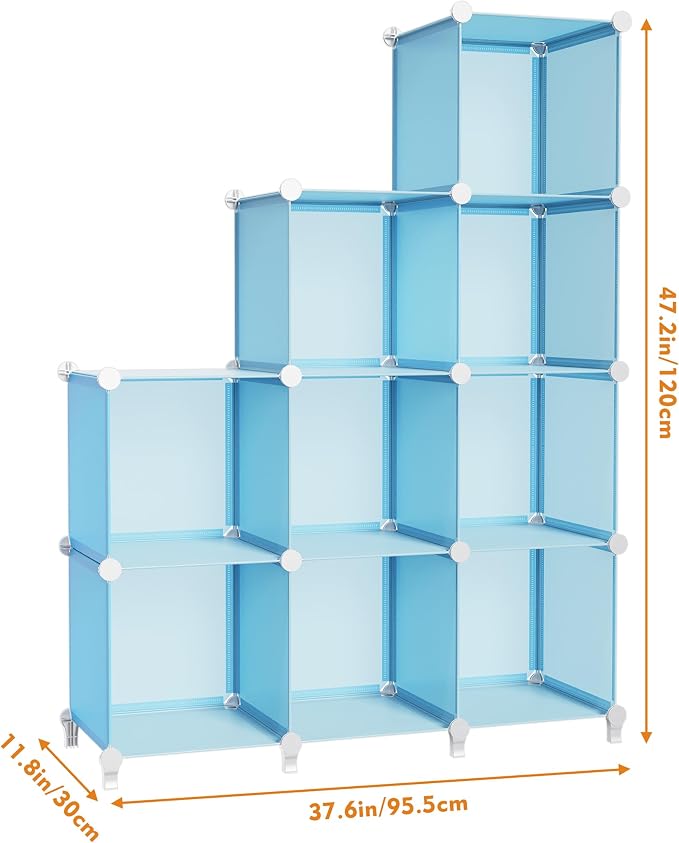 HOMIDEC Closet Organizers and Storage, 9 Cube Storage Organizer, Kids Room - Image 3