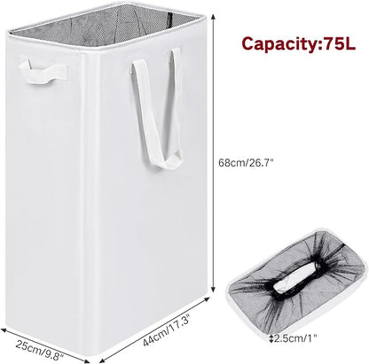 efluky Slim Laundry Basket, Narrow Laundry Hamper - Image 2