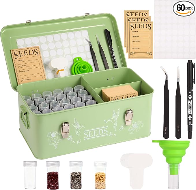 60 Slots Seed Organizer Storage Box by fertilfy