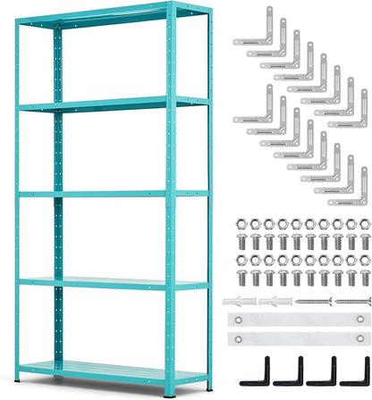 Storage Shelves, Heavy Duty 5-Tier Shelf Organizer & Adjustable Garage Shelving by Unknown