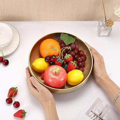 9.1 Inches Stainless Steel Bowl Decorative Key Bowl Golden Serving Bowl - Image 6