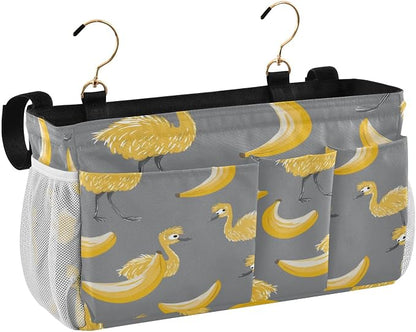 Bedside Hanging Storage Basket Hanging Bed Organizer Storage Bag - Image 2