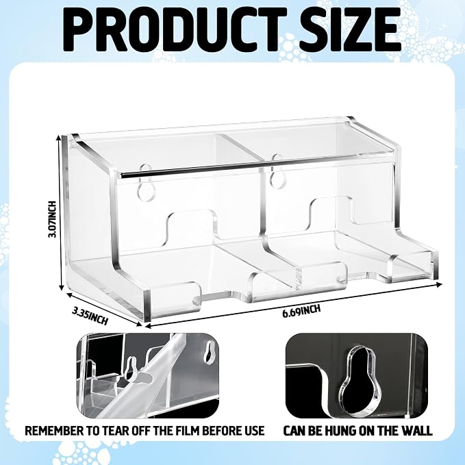 AceOrbit Clear Acrylic Lip Balm Dispenser - Image 2