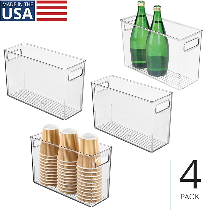 iDesign Tall Plastic Storage Bin - Image 2