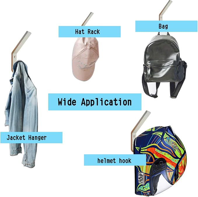 EBaokuup 6 Set Helmet Holder - Image 4