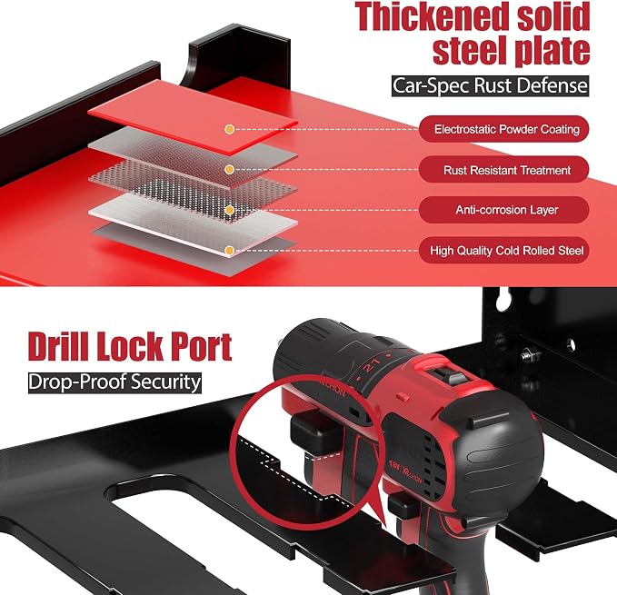 Spampur Fathers Day Gift – Power Tool Organizer Wall Mount - Image 6