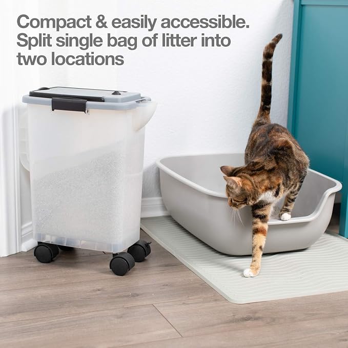 PetFusion BetterBin Portable Litter Storage Container | Holds up to 25 lbs/10 - Image 3