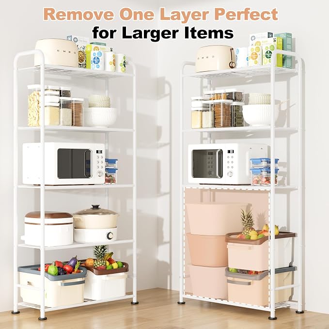 VTRIN Storage Shelves, 5 Tier Garage Shelving - Image 6