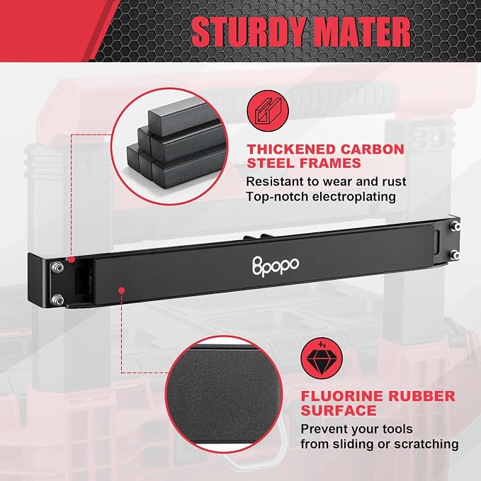 Magnetic Bar Mount Fit for Milwaukee 48-22-8426 Packout Rolling Toolbox - Image 4