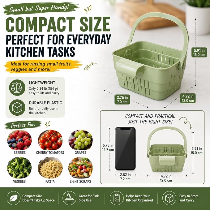 Foldable Hanging Sink Drain Basket, Kitchen Strainer Basket | Foldable hanging - Image 2