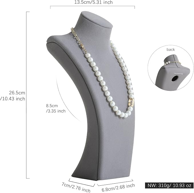 GemeShou Grey necklace storage organizer - Image 5