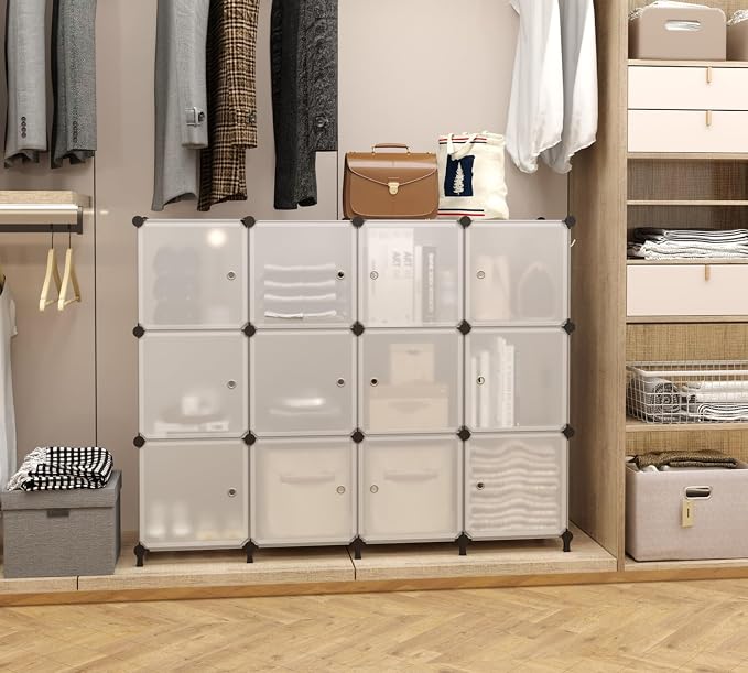 AWTATOS 12 Cube Storage Organizer, Closet Storage Shelves - Image 5
