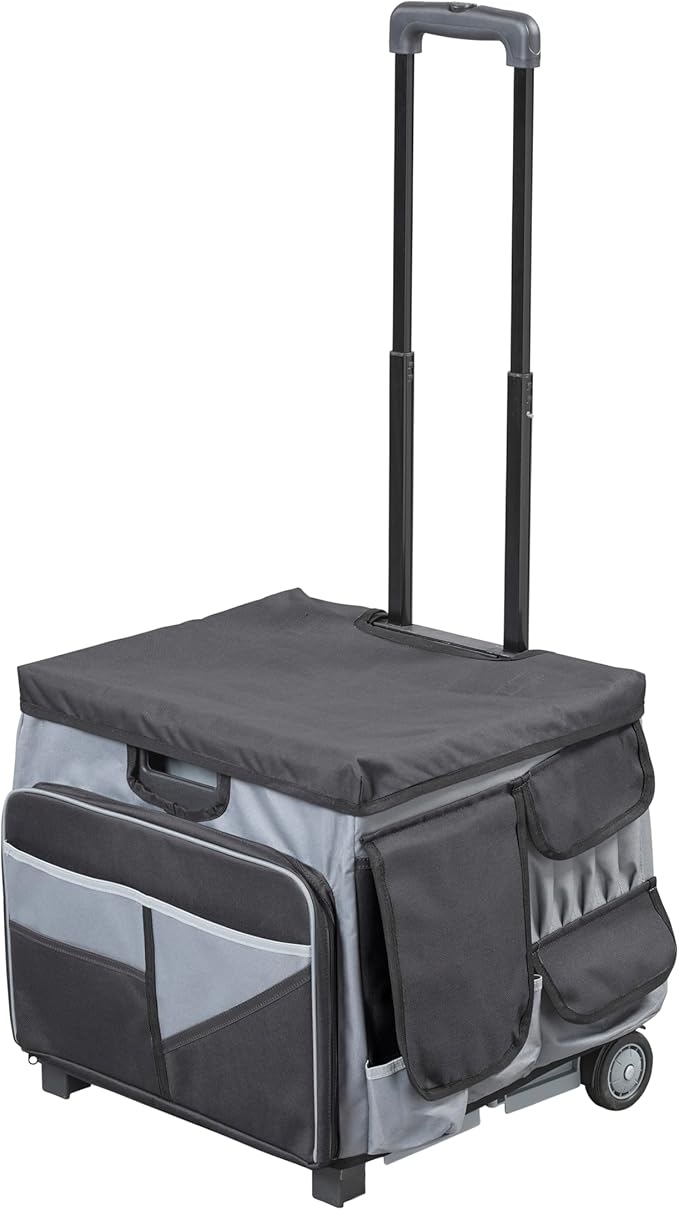 Mobile Utility Cart with Storage Organizer Bag, Rolling Cart by Unknown