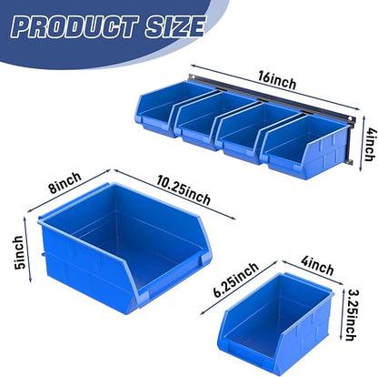 WALMANN Wall Mounted Storage Bins - Image 3