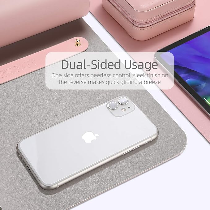 YSAGI Dual-Sided Desk Pad Protector, Desk Mat - Image 4