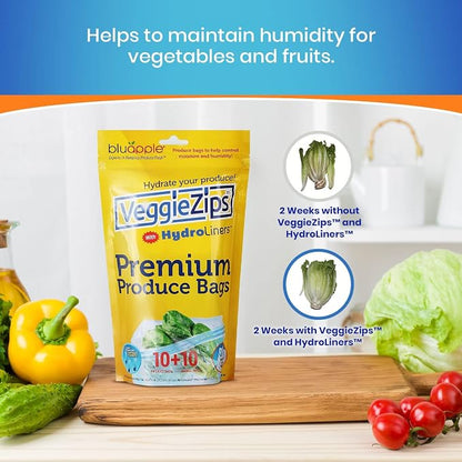 Bluapple VeggieZips Premium Produce Storage System - Image 5