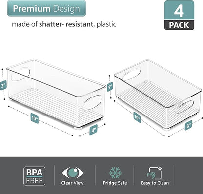 Sorbus Stackable Refrigerator Organizer Bins - Image 4