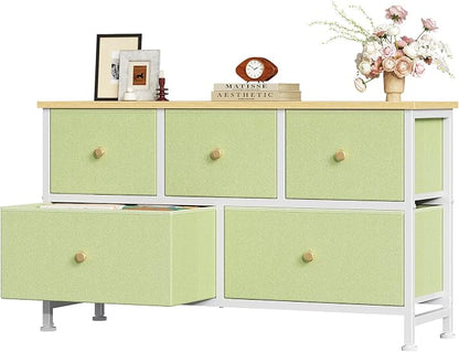OLIXIS 5 Drawer Dresser for Bedroom, Storage Organizer Unit for Closet | Chest by OLIXIS