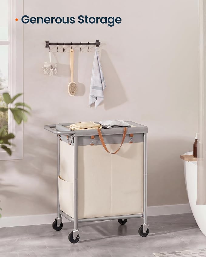 SONGMICS HOME Rolling Laundry Basket - Image 3