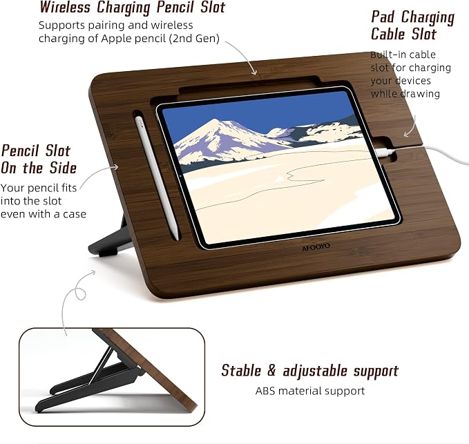 Bamboo Tablet Stand - Image 4