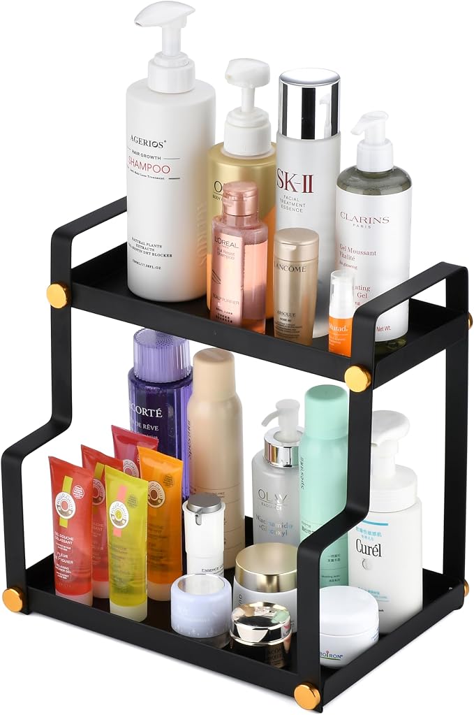 FFK 2 Tier Countertop Organizer, Cosmetic Organizer, Storage Shelf - Image 9