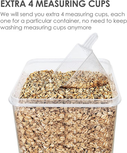 Vtopmart Extra Large Tall Airtight Food Storage Containers, 4 Pieces 5.9qt/6.5L - Image 5