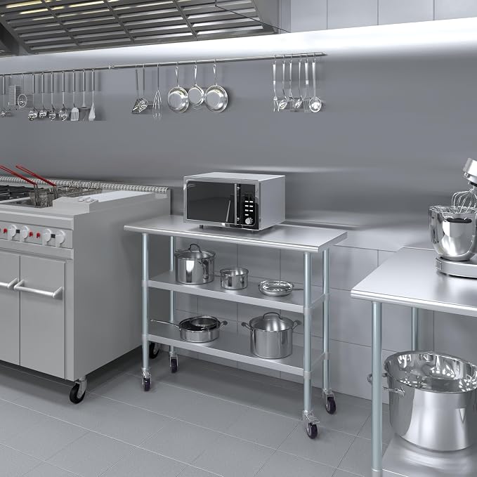 AmGood Stainless Steel Work Table - Image 5