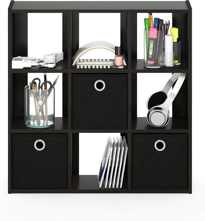 Furinno Simplistic 9-Cube Organizer - Image 4