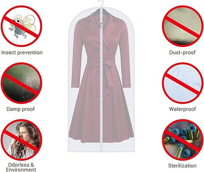 Garment Bags for Hanging Clothes Breathable Suit Bag Covers - Image 6