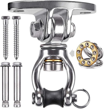 SELEWARE Silent Bearing Swivel Swing Hanger Stainless Steel Swing Hook Ceiling by SELEWARE
