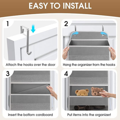 1 Pack Over The Door Organizer, Hanging Storage Organizer - Image 3