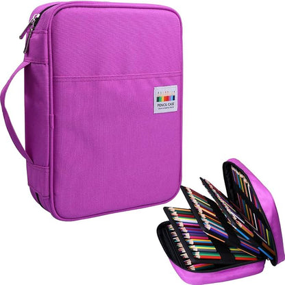JAKAGO 220 Slots Colored Pencil Case Large Capacity Pen Holder by JAKAGO