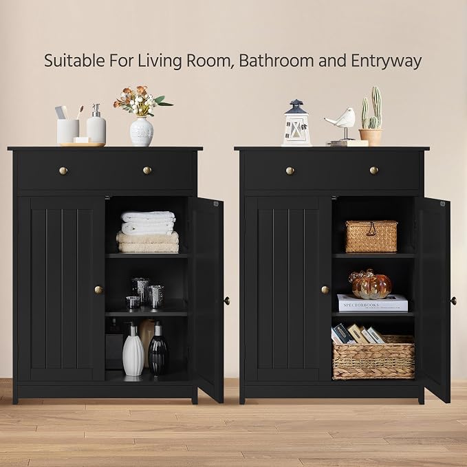 Yaheetech Small Bathroom Storage Cabinet - Image 8