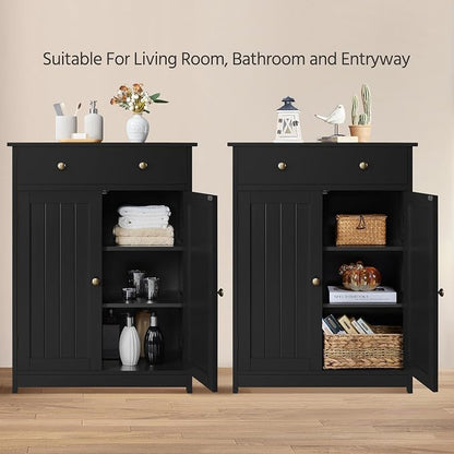 Yaheetech Small Bathroom Storage Cabinet - Image 8