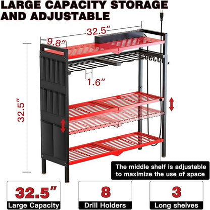 Large Power Tool Organizer Cart - Image 4