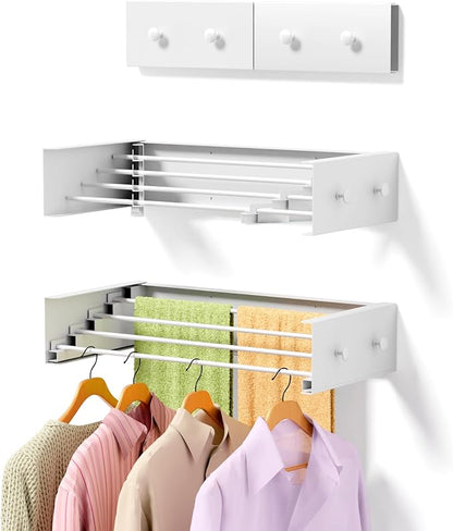 ZMBESUP Upgrade Small Wall Mounted Drying Rack by WallDoorStorageSolutions