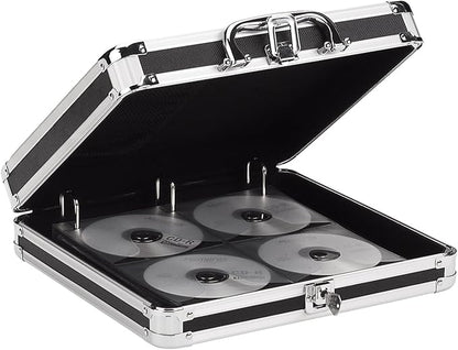 Vaultz Locking DVD Storage Case, 128 CD Holder, Video Game Organizer, includes - Image 2