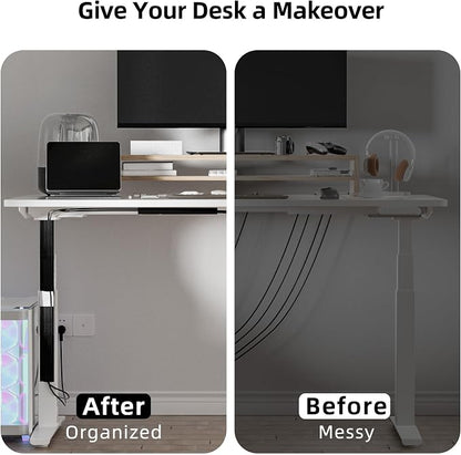 YECAYE 94.2in Cable Management, Cable Organizer, Adhesive Mount Cord Organizer - Image 7