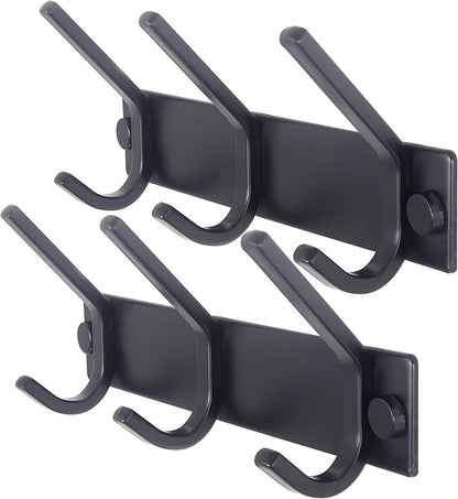 WEBI Coat Rack Wall Mounted, 3 Coat Hooks by WEBI