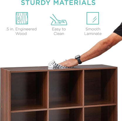 Best Choice Products 9-Cube Storage Organizer, 11in Shelf Opening, Display Shelf - Image 7